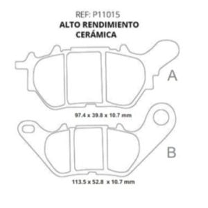 Pastillas De Freno Yamaha R3